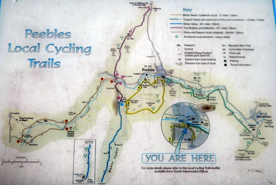 Map of Peebles