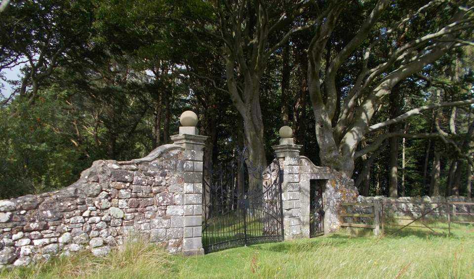 Gates of Bavelaw Castle