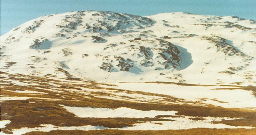 Ski Slopes on Meall a Burraidh in Glencoe