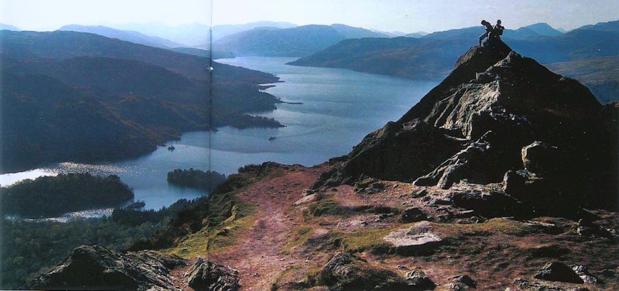 Summit of Ben A'an and Loch Katrine