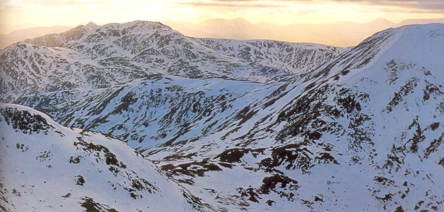 Meall nan Tarmachan and Meall Corranaich from Ben Lawyers