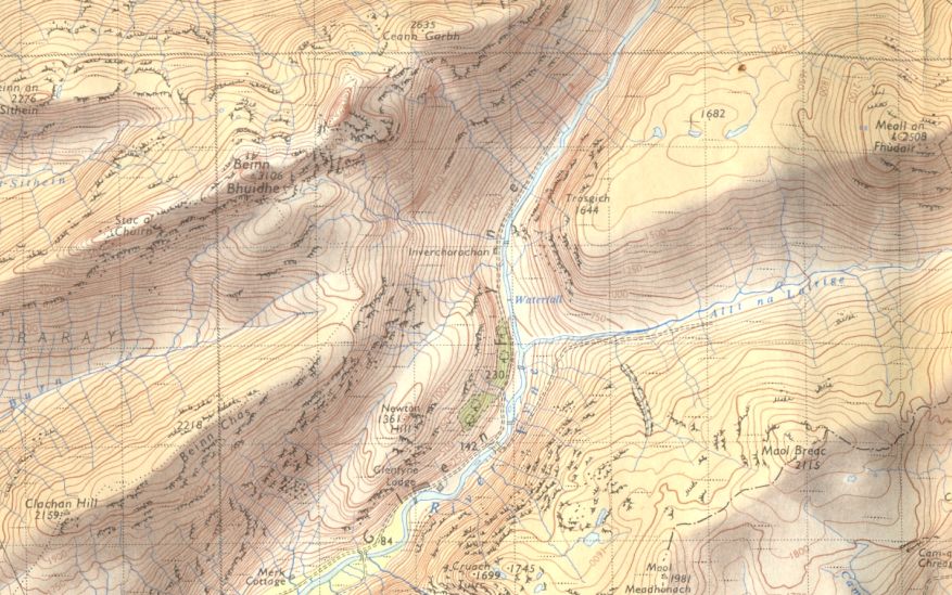 Beinn Bhuidhe - map