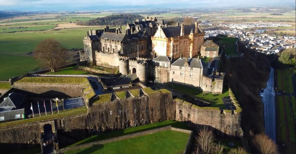 Stirling Castle aerial view