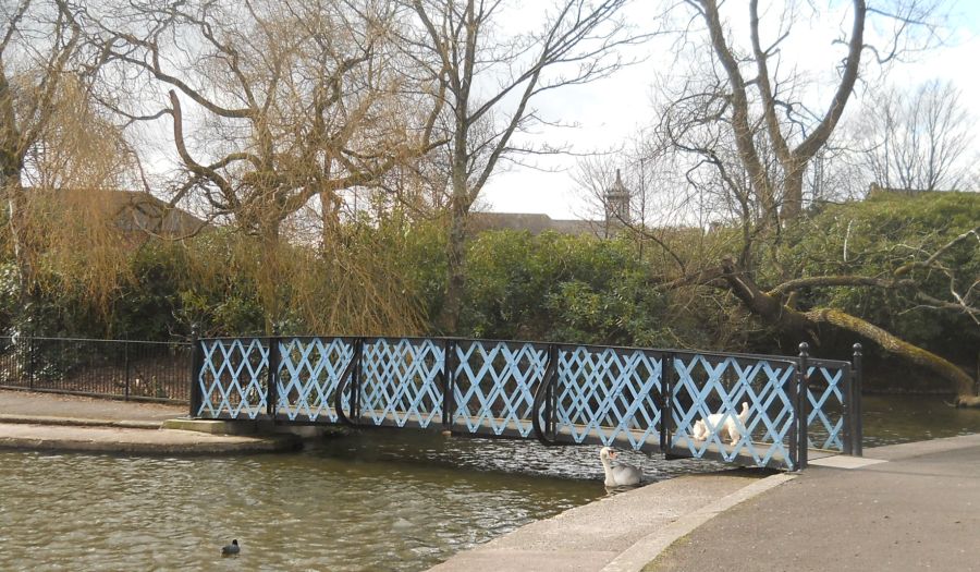 Footbridge in Victoria Park