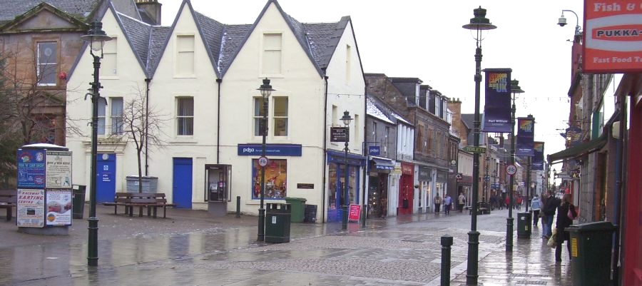 The West Highland Way - Fort William town centre