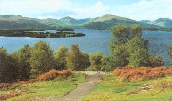 The West Highland Way - Luss Hills from Conic Hill above Balmaha