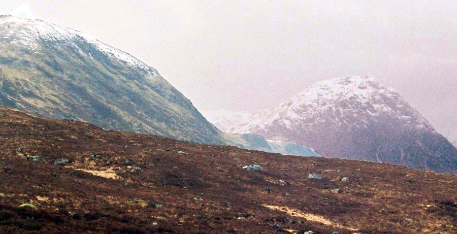 The West Highland Way - Approach to Buchaille Etive Mor in Glencoe