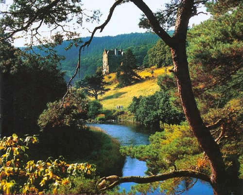 Neidpath Castle in the Scottish Borders