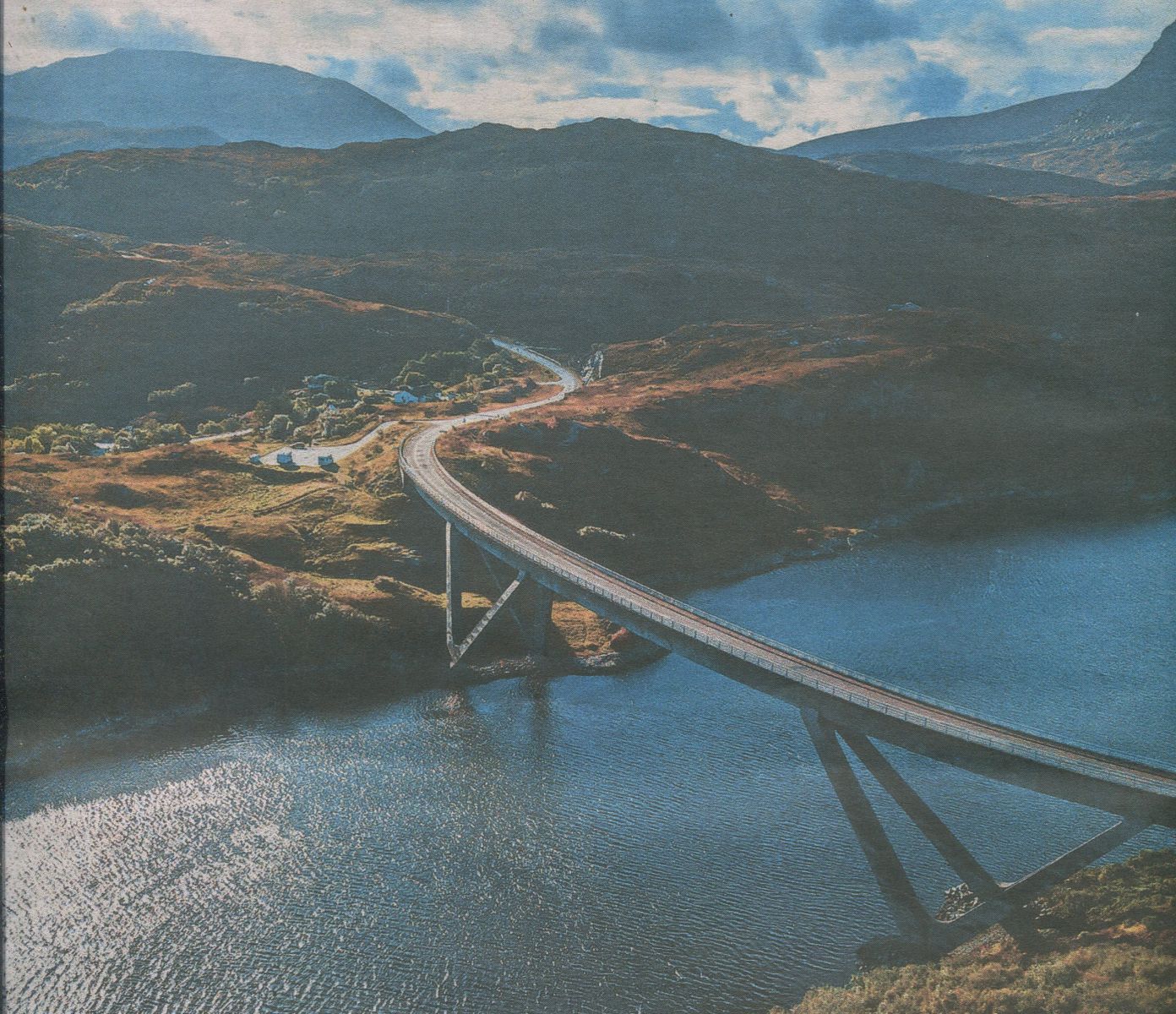 Bridge at Kylesku in NW Scotland