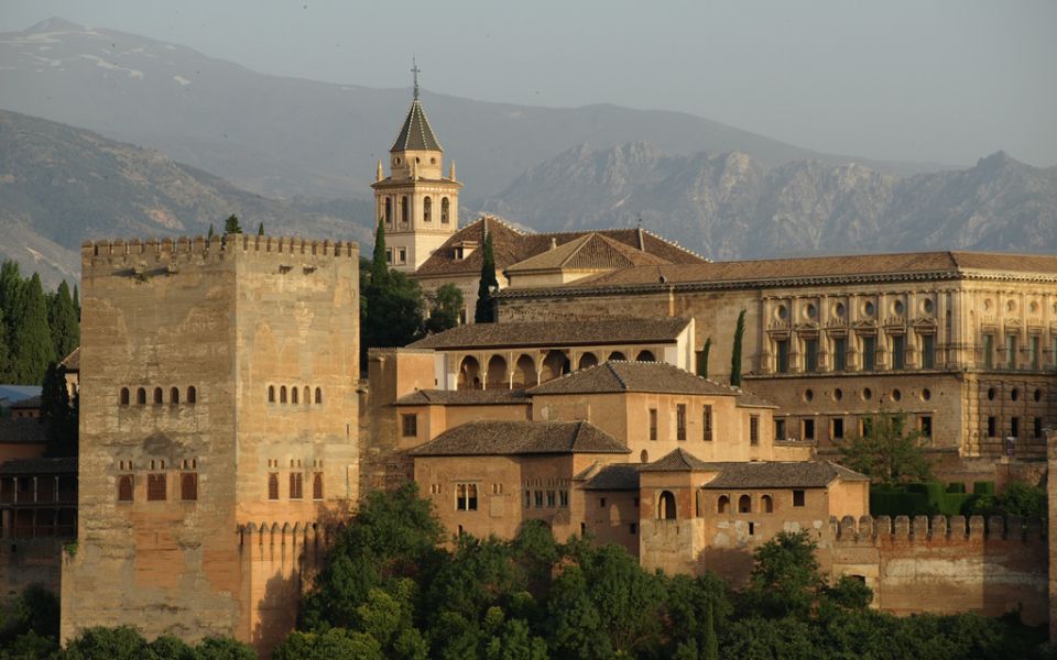 Alhambra Palace in Granada in Southern Spain