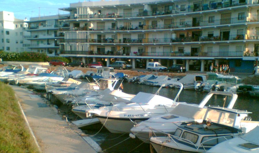 Boats at Javea on the Costa Blanca in Spain