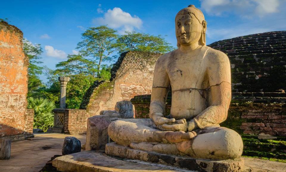 Buddha Statue in the Quadrangle in Polonnaruwa