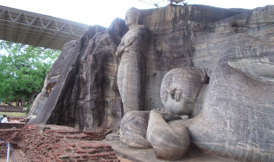 Buddha Statues at Gal Vihara in Polonnaruwa