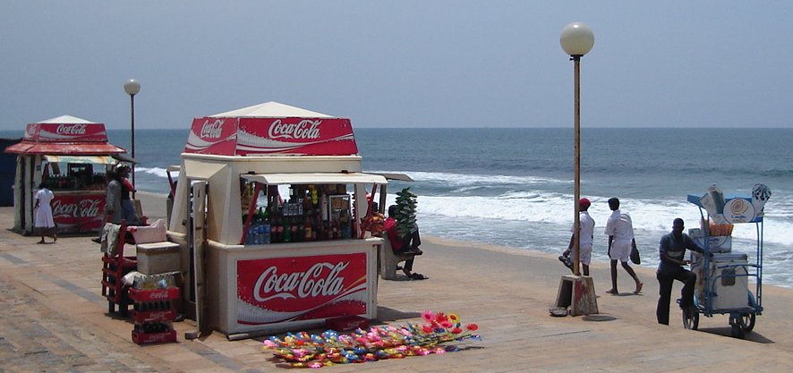 Stalls on Waterfront in Colombo City
