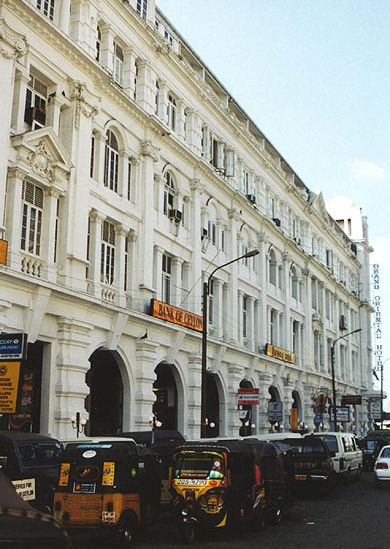 Bank of Ceylon - Colonial-style Building in Fort District of Colombo City, Sri Lanka