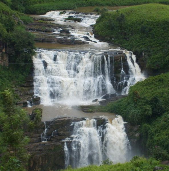 St. Clair's Falls near Nuwari Eliya in the Hill Country of Sri Lanka