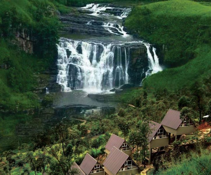 St. Clair's Falls near Nuwari Eliya in the Hill Country of Sri Lanka