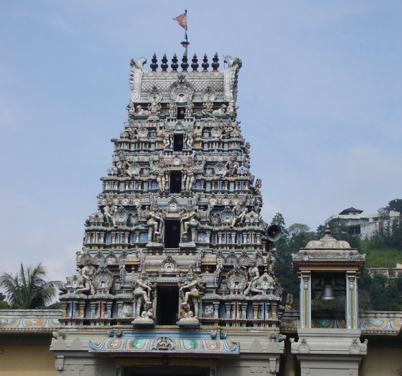 Icons on Hindu Temple in Kandy