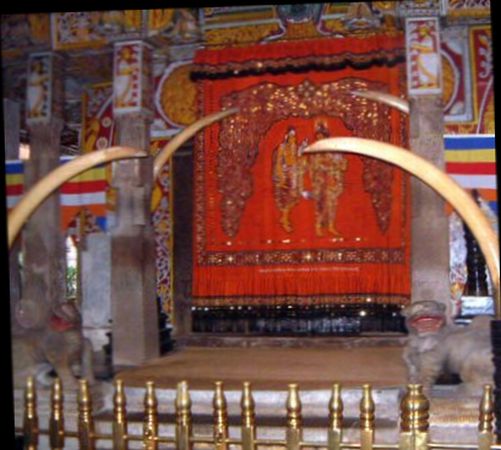 Buddhist Icons inside Sri Dalada Maligawa ( Temple of the Tooth )