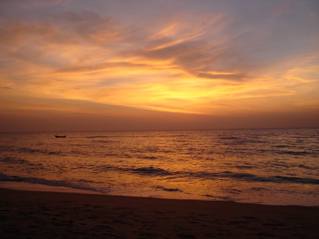 Sunset at Negombo Beach