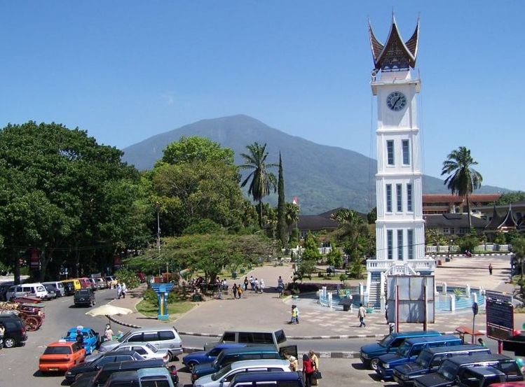 Town centre in Bukittinggi