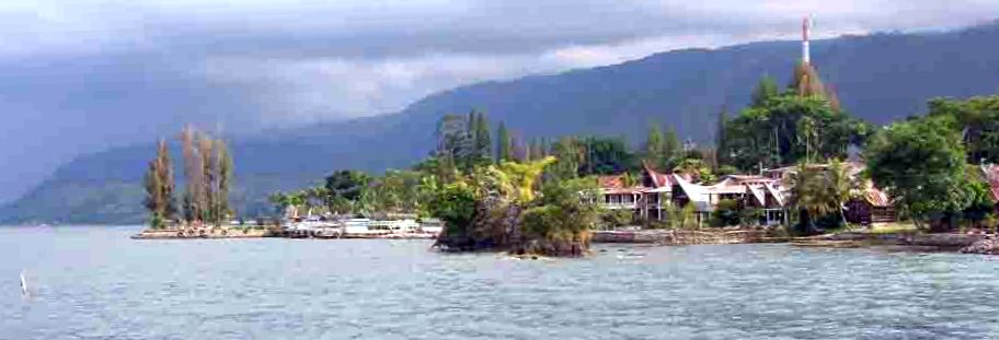 Pulau Samosir in Lake Toba, Sumatra