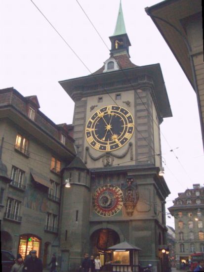 Clock Tower in Berne - capital city of Switzerland