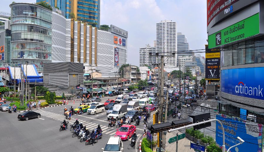 Traffic congestion in Bangkok
