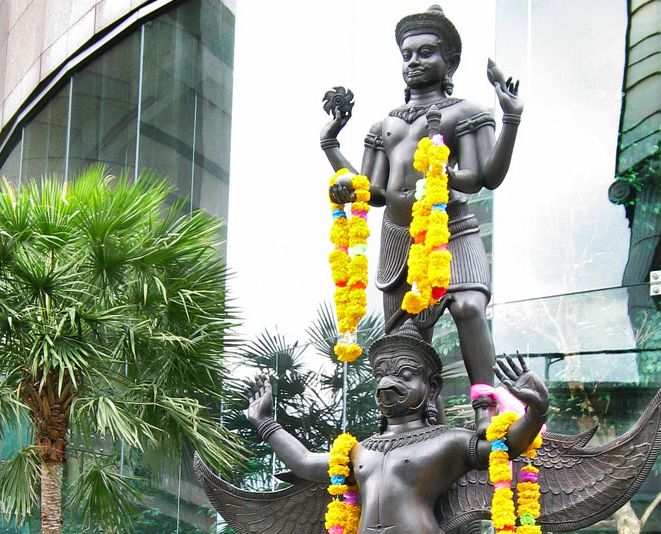 Vishnu Garuda statue in Bangkok