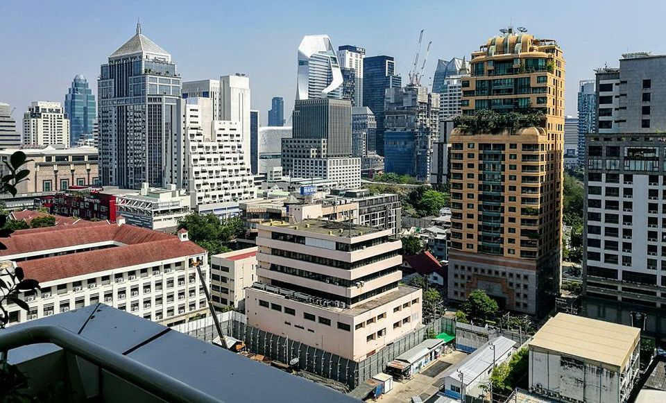 High rise buildings in Bangkok city centre