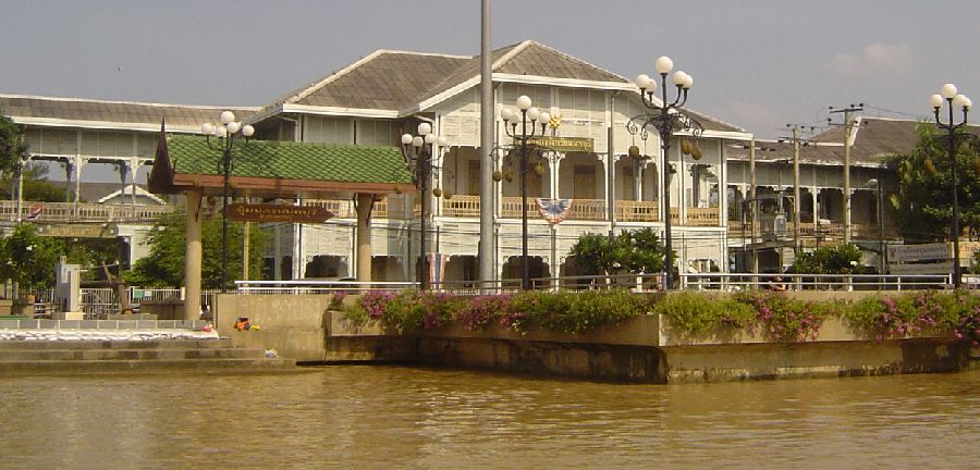 The Old City Hall in Nonthaburi on the Chao Phraya River