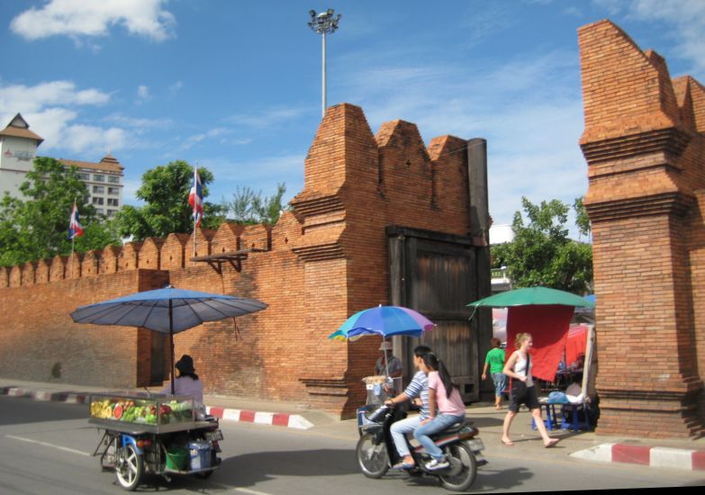 Thae Phae Gate in Chiang Mai City Wall