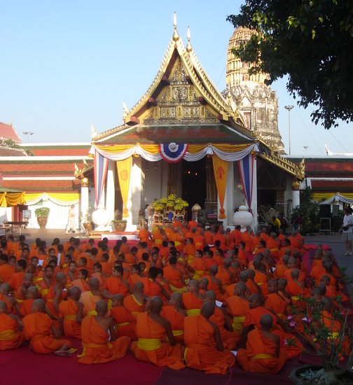 Wat Phra Si Rattana Mahathat ( Wat Yai ) in Phitsanulok in Northern Thailand