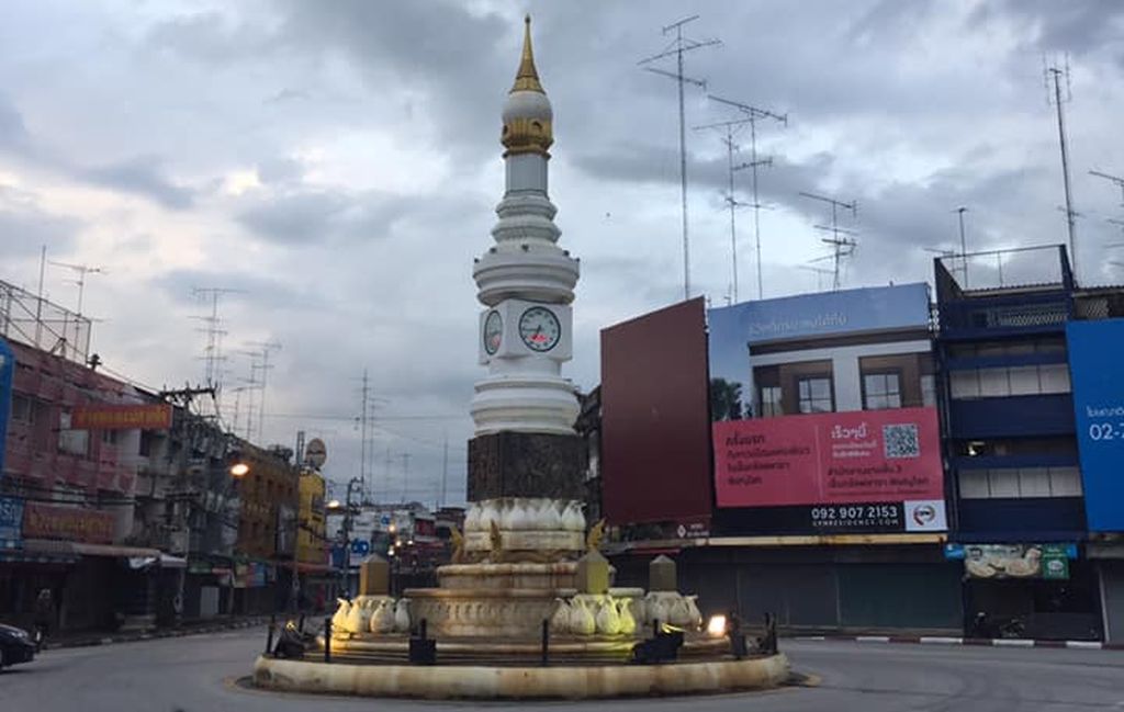 Clock Tower in Sukhothai City in Northern Thailand