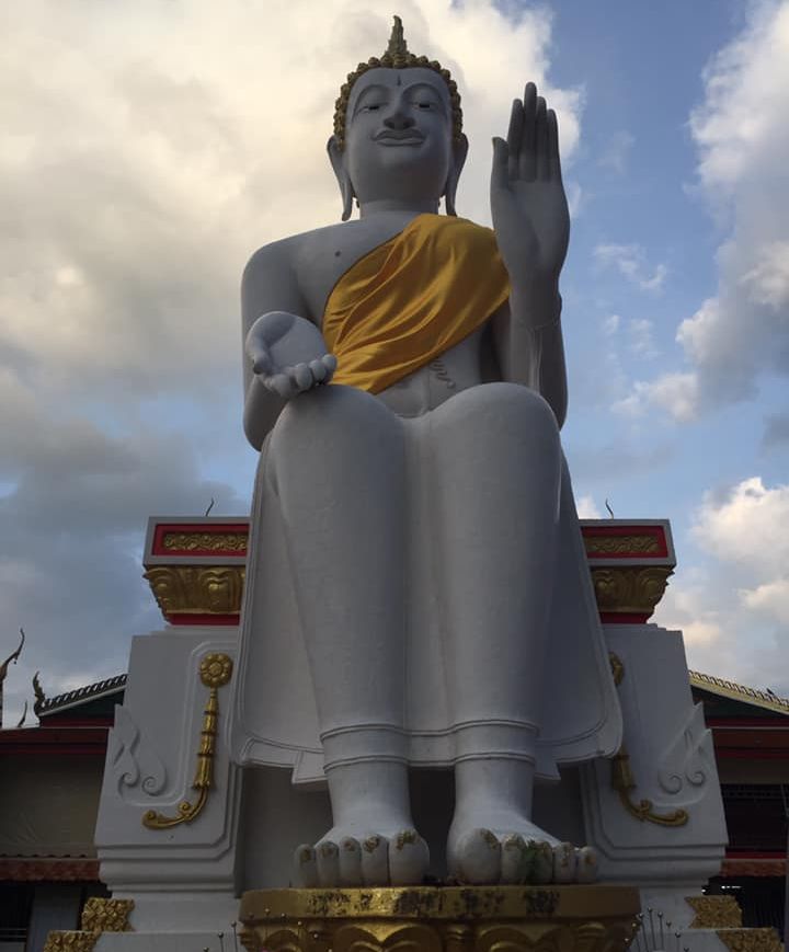 Buddha Statue in Sukhothai City in Northern Thailand