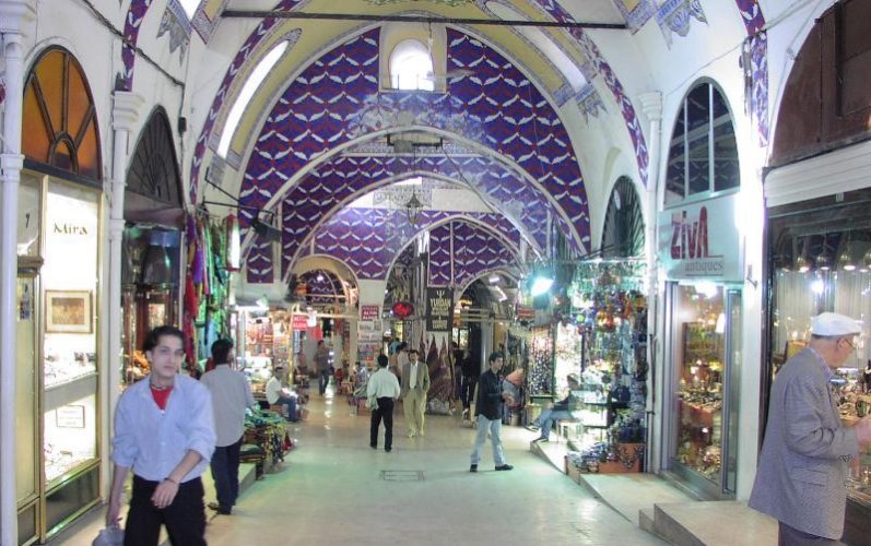 Grand Bazaar in Istanbul in Turkey