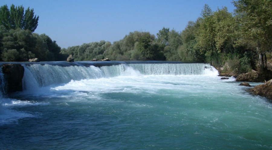 Falls in the Manavgat River in Antalya