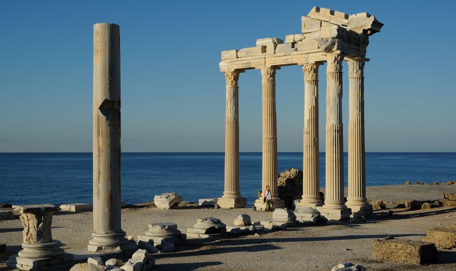 Apollo Temple at Side in Antalya