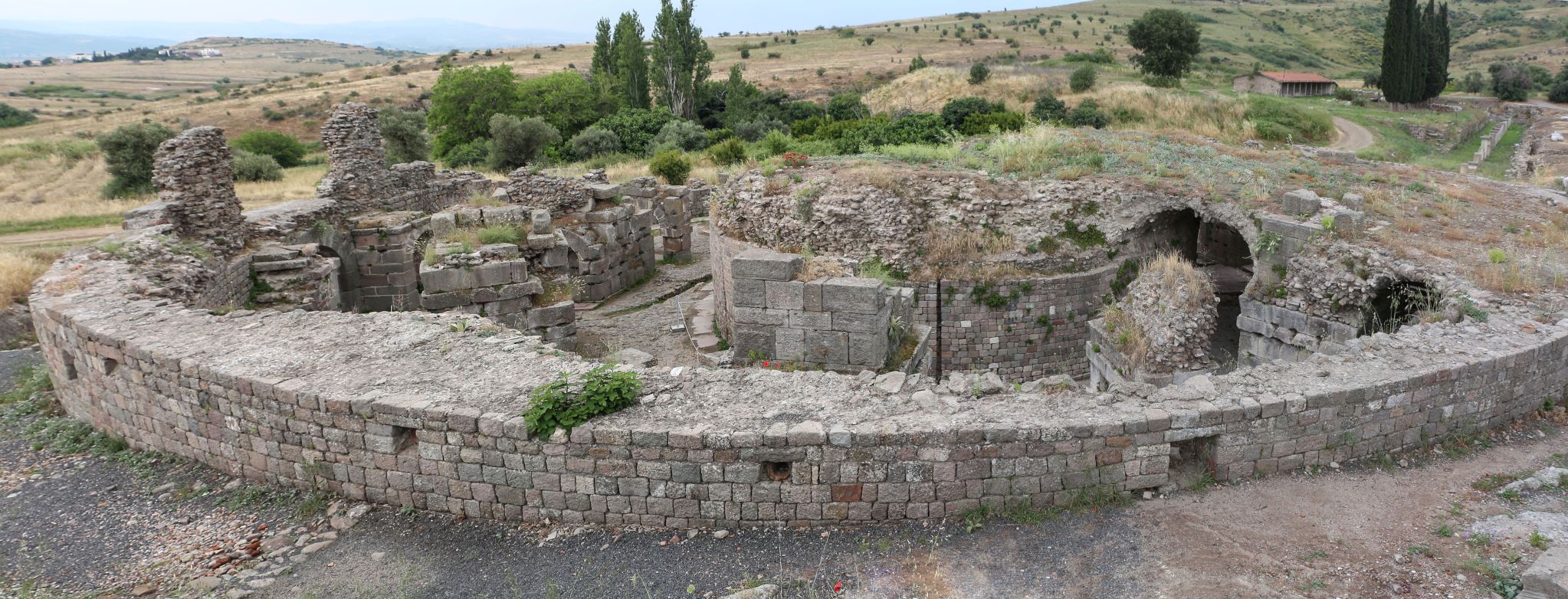 Telesphorus Temple at Ancient city of Pergamum at Bergama in Turkey