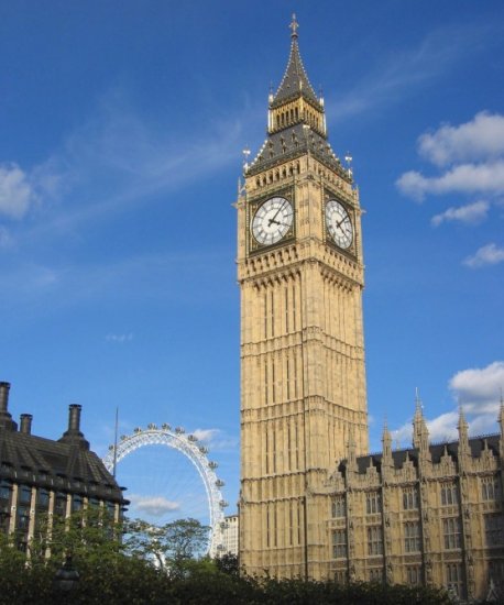 Big Ben Clock Tower in London