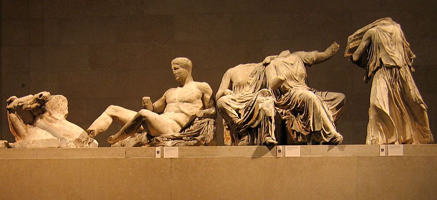 Elgin Marbles in the British Museum in London