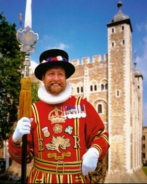 Beefeater Guard at The Tower of London