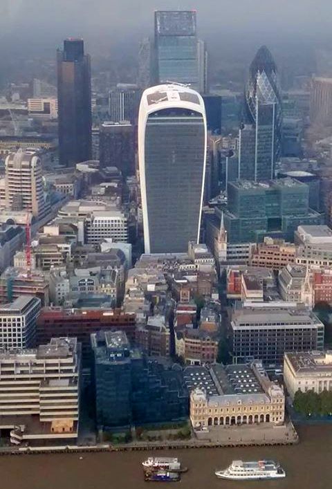 One Canada Square at Canary Wharf in London