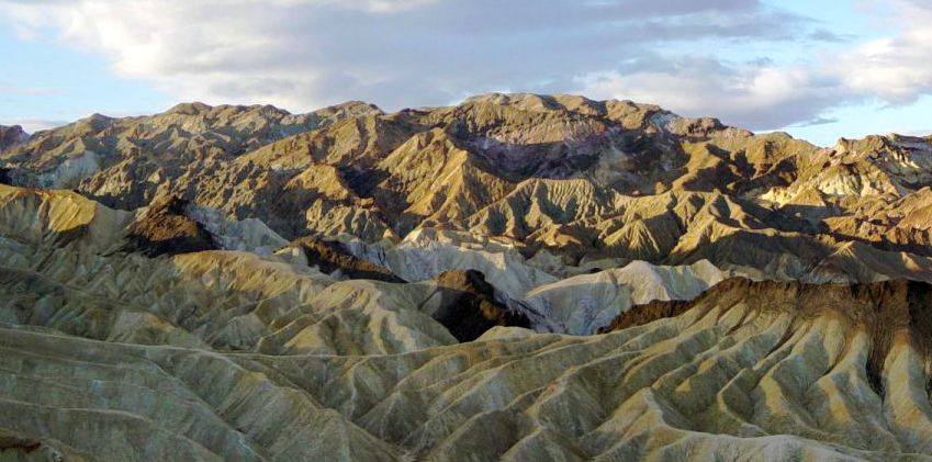 Zabriesky Badlands in Death Valley