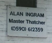Alan Ingram, Master Thatcher