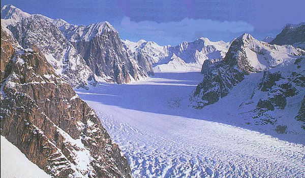 Alaskan Glacier in Denali National Park