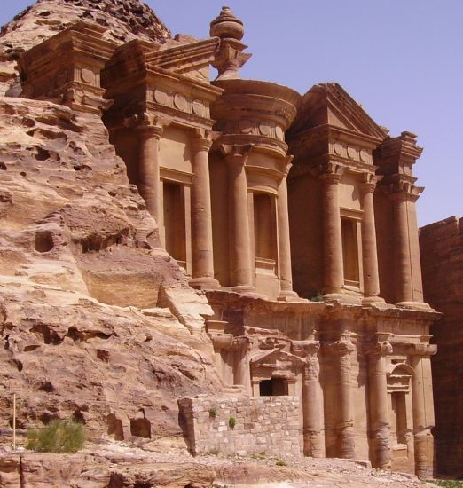 The Monastery at the Ancient City of Petra in Jordan