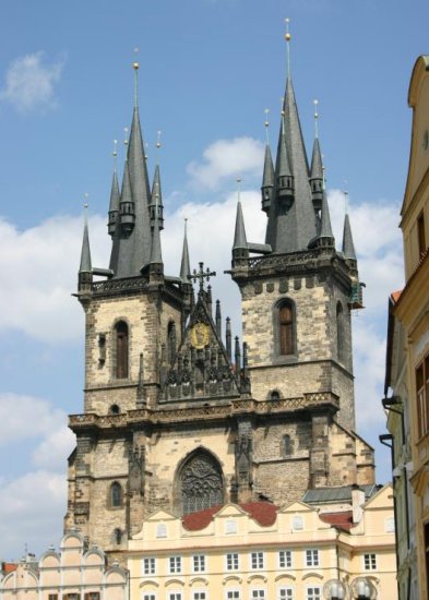 The Church of Our Lady Before Tn in Prague in Czech Republic