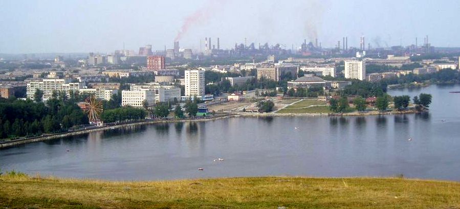City of Nizhnij Tagil in the Urals of Russia