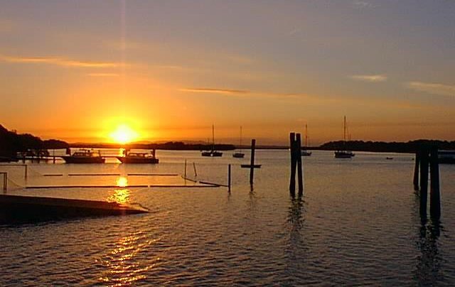 Sunset on Russel Island , Australia